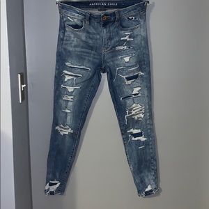 American Eagle ripped jeans